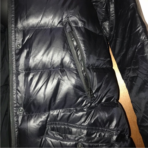 Black Sorel Tivoli Mid-length Down Puffer Coat - Picture 5 of 14